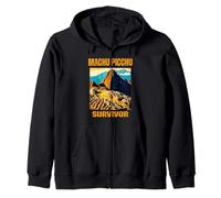 Peruano Machu Picchu Survivor Cusco Cuzco Perú Diseño de Viaje Sudadera con Capucha