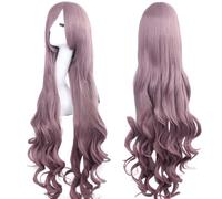 Perücke für 1 Meter universelles langes lockiges Haar 100 cm langes lockiges Haar jeden Tag Harajuku süßes Mädchen 14 Farben COS Perücke große Welle lockiges Haar Farbe: JF005-14