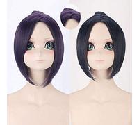 Perücke für Fasching Nachtleben CluI Party Dress Up Perücke Cos Perücke Tutor Reborn Colombe Skull Anime Perücke 064-2 Farbe:Pl-064-1 Schwarz Blau