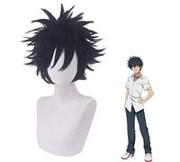 Perücke für Halloween, Mode, Weihnachtsfeier, Verkleidung, Perücke, Tubi/Kamijo, Toma, Schwarz, schwebender Explosionskopf, Perücke