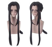 Perücke für Karneval Nachtleben CluI Party Dress Up Perücke Cosplay Perücke, Magic Way, Anime, Ancestor, Yiling, Ancestor, Wei Wuxian, Lan Wangji, Wang Jijiang, Kostüm, Cheng Boy Farbe: Pl-548 Miss J