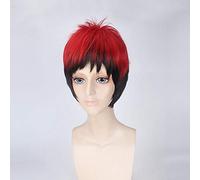Perücke für Karneval Nachtleben CluI Party Dress Up Perücke Kuroko's Basketball Vulcan Red Mixed Black Cosplay Perücke Cos Anime Wig 197