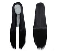 Perücke für Sansheng III Shili Peach Blossom Anxin Perücke schwarz und weiß Kostüm ohne Pony Schönheitstipp Perücke Farbe: Schwarz (ohne Pony)