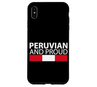 Peruvian and Proud Perú Bandera Peruana Carcasa para iPhone XS MAX