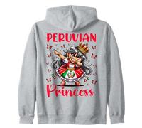 Peruvian Princess Chica Dab Vestido Bandera Niñas Culturale Sudadera con Capucha