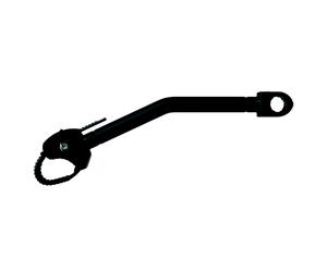 Peruzzo Braccetto distanziatore con cinghia ferma bici e antifurto 44cm Negro