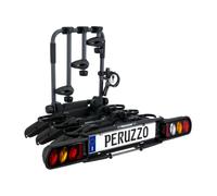 Peruzzo Pure Instinct - Portabicicletas de Bola de Remolque, Color Gris carbón, 3 Bicicletas