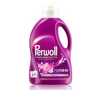 Perwoll Blumenrausch Detergente (27 lavados), detergente suave limpia suavemente y renueva colores y fibras, para todos los tejidos de color, detergente de color con tecnología Triple Renov
