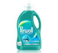 Perwoll Detergente deportivo (27 lavados), detergente higiénico, limpia suavemente, elimina los malos olores y mantiene la elasticidad, para ropa deportiva y funcional, con tecnología Triple Renov