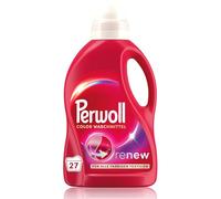 Perwoll Renew Colour Detergente (27 lavados), detergente suave limpia suavemente y renueva colores y fibras, para todos los textiles de colores, detergente con tecnología Triple Renew, paquete de 1
