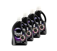 Perwoll Renew Negro (4 x 50 lavados), detergente para todos los colores oscuros, detergente suave fortalece las fibras y mejora la intensidad del color
