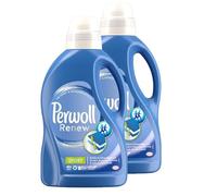 Perwoll Renew Sport Detergente líquido (2 x 24 lavados), detergente higiénico para ropa deportiva y funcional, detergente suave para una frescura intensa