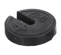 Pesa de Hierro de Tracción Ortopédica 1kg Gancho Negro | 0, 5 Kg, Diseño Ranurado, Control Preciso del Peso, Uso Clínico E Industrial