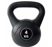 Pesa Kettlebell de Fiteness Relleno de Arena con Mango Ancho Antideslizante para Ejercicios y Entrenamiento en Casa y Gimnasio Negro 10/12/14kg