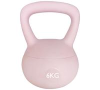 Pesa Rusa 6kg, PVC Soft Kettlebell Relleno de Arena de Hierro, Redonda para Entrenamiento Fisicoculturismo Casa Fitness, Mango Ancho Antideslizante