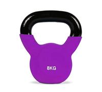 Pesa rusa de 8 kg de hierro fundido para entrenamiento de todo el cuerpo Cross Training Pesas Pelota con agarre antideslizante
