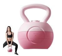 Pesa rusa de fitness - Pesa rusa de fuerza de agarre - Campana de hervidor suave ajustable para entrenamiento de fuerza, pesas rusas en casa para hombres y mujeres