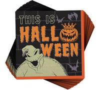 Pesadilla antes de Navidad - Calabaza Rey Almuerzo Napkins 6.5" x 6.5"