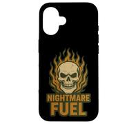 Pesadilla: Combustible: Skull Flames Carcasa para iPhone 16