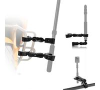 Pesado-Deber Moto Cámara Monte Kit compatible con DJI OSMO NANO/360, Universal Doble Pinza Manillar Soporte compatible con Insta 360 X5 para Bicicleta, ATV, UTV, Barco Montar Vídeo Grabación(No Palo)