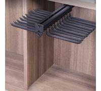 Pesado Derechos de servicio Extendibles Extendible Armario deslizante Ropa de almacenamiento de vestuario Ropa de toalla de toalla de perrera Ideal para organización de armario (23.2 * 4.3 * 18