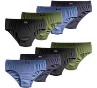 Pesail Pack de 10 calzoncillos de algodón para hombre, tallas M, L, XL, 2XL, 3XL, 4XL, 5XL, 6XL, 7XL, 8XL, ropa interior, tallas grandes, Pack de 10 colores mezcla 3, XXL