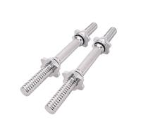 Par de mancuernas cortas de 35 cm N° 2 mancuernas rectas con cierres de tornillo mariposa Set Bodybuilding Home Gym Diámetro 24 mm
