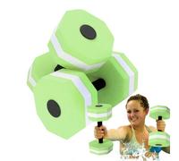 Pesas de agua - Mancuernas aeróbicas de agua EVA | mancuernas flotantes | mancuernas para ejercicios acuáticos de espuma EVA | mancuernas para deportes acuáticos | barra de mano para gimnasia acuática