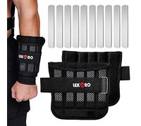 Pesas de brazo de muñeca, pesas ajustables para muñeca, pesas de tobillo extraíbles para hombres y mujeres, para fitness, caminar, correr, correr (peso ajustable de brazo de muñeca 4.5 libras)