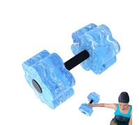 Pesas de fitness acuático - Mancuernas de espuma, barras de ejercicio, equipo de entrenamiento para acondicionamiento de fuerza, agua y rutinas de cardio subacuático en piscinas, spas en casa o