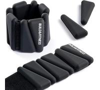 Pesas de muñeca y tobillo, bandas ajustables para entrenamientos de mujeres y hombres, juego de 2, 1 kg y 2 kg, Para trotar, caminar, yoga, baile, pilates, aeróbic, entrenamiento de fuerza