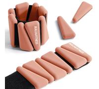Pesas de muñeca y tobillo, bandas ajustables para entrenamientos de mujeres y hombres, juego de 2, 1 kg y 2 kg, Para trotar, caminar, yoga, baile, pilates, aeróbic, entrenamiento de fuerza
