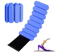 Pesas de muñeca y tobillo para mujeres, pesas de tobillo ajustables entrenamiento de fuerza pulseras de silicona pesas de entrenamiento de muñeca y tobillo para hombres y mujeres yoga running danza