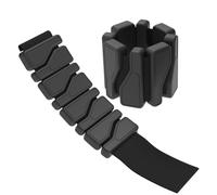 Pesas de tobillo - 2 x 5 libras de silicona para entrenamiento de fuerza de pilates, pulsera de muñeca para aeróbic, fisioterapia, entrenamiento de rehabilitación, ejercicios de bajo impacto