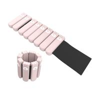 Pesas de tobillo para muñeca, 1 par de pesas ajustables de silicona, correas de tobillo de muñeca de 6.93 x 3.03 x 0.63 pulgadas, para pilates, carbón mate con estilo, equipo de fitness para aeróbicos