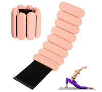 Pesas de tobillo y muñeca para mujer, pesas ajustables para el tobillo, pulseras de silicona, para entrenamiento, muñeca, tobillo para hombres, mujeres, yoga, correr, baile, tobillo, brazo y pierna (2
