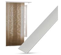Pesas para Cortinas de Interior adecuadas para Cortinas de Panel o Plisadas, Perfil de Aluminio Multiuso en diferentes medidas. Tira de Aluminio para Cortinas (90CM, 3)