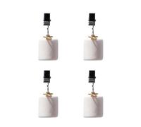 Pesas para manteles Pesos cilíndricos con clips for mantel de piedra | Abrazaderas fuertes pulidas del acero inoxidable del apretón for el mármol casero(White,3.2X3cm)