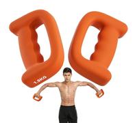 Pesas para mujeres en casa - Pesos de entrenamiento de pilates | 2 piezas D Grip Dumbbell Set, mancuernas para principiantes para personas mayores, equipamiento deportivo principiantes, pilates