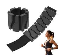 Pesas para tobillos: juego de pesas para piernas de 7,01 pulgadas, pesa de resistencia de entrenamiento portátil, rastreador de ejercicios de silicona con peso 2X | Pulsera invisible ajustable para co