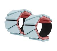 Pesas Para Tobillos Pulsera de silicona bicolor con soporte for pesas, for entrenamiento de fuerza en el tobillo y la muñeca, equipo invisible for fitness portátil.(Mint Green)