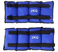 Pesas Para Tobillos y Muñecas ajustables de 1-4kg, Lastres Doble Correa Ajustables, pesas con velcro para Fitness, Ejercicio, Gym,Pesas, Gimnasio, Tobillera, Muñequera.