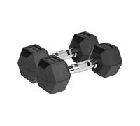 Pesas Rebeldes de hierro fundido engomadas HEX 2x7 kg RBA-2325-07