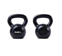 Pesas rusas Bodyline de hierro fundido de 12 kg, mancuerna rusa profesional para entrenamiento funcional, gimnasio y acondicionamiento físico en casa con mango ergonómico
