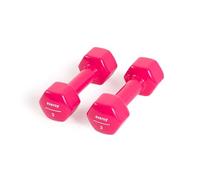 Pesas studio evergy - par de mancuernas hexagonales de vinilo 3 kg. Halteres para entrenamiento en casa, gimnasio y ejercicios de fuerza.