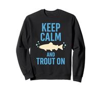 Pesca a Mosca Aguas del Norte Pesca Río Tranquilo Natural Sudadera