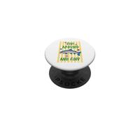 Pesca Alrededor y Encuentra Pesca de Trucha arcoíris PopSockets PopGrip Adhesivo