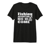 Pesca Aventura Aquí Venimos Pescador Camiseta Premium
