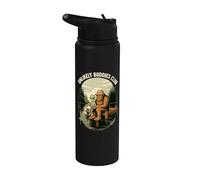 Pesca Bigfoot & Sasquatch Pesca, Club de amigos poco probables Stainless Steel Insulated Water Bottle