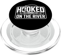 Pesca con Mosca Hooked On The River Pescador Rio PopSockets PopGrip para MagSafe